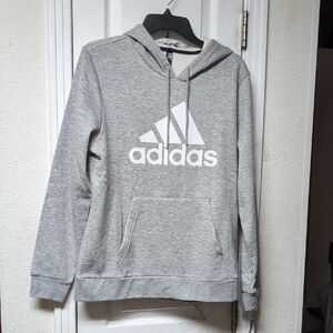 Adidas Heather Gray Pullover Hoodie